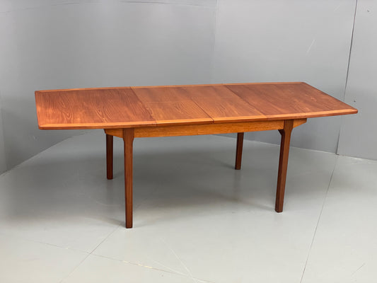 Vintage Nathan Dining Table Teak 1960s Extending Mid Century 10 Seat EB12215