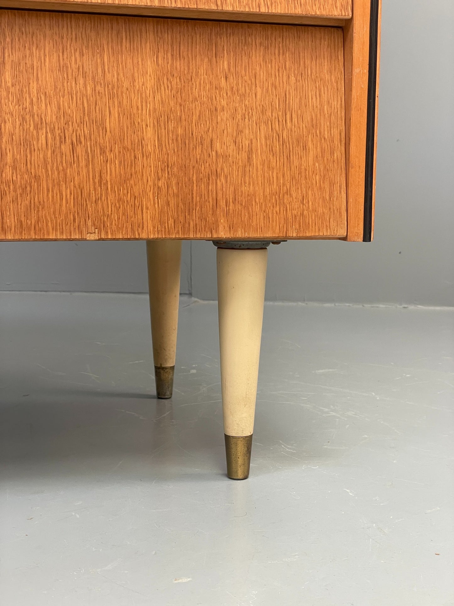 Vintage Chest Of Drawers Avalon Oak 1960s Mid Century Retro EB12198