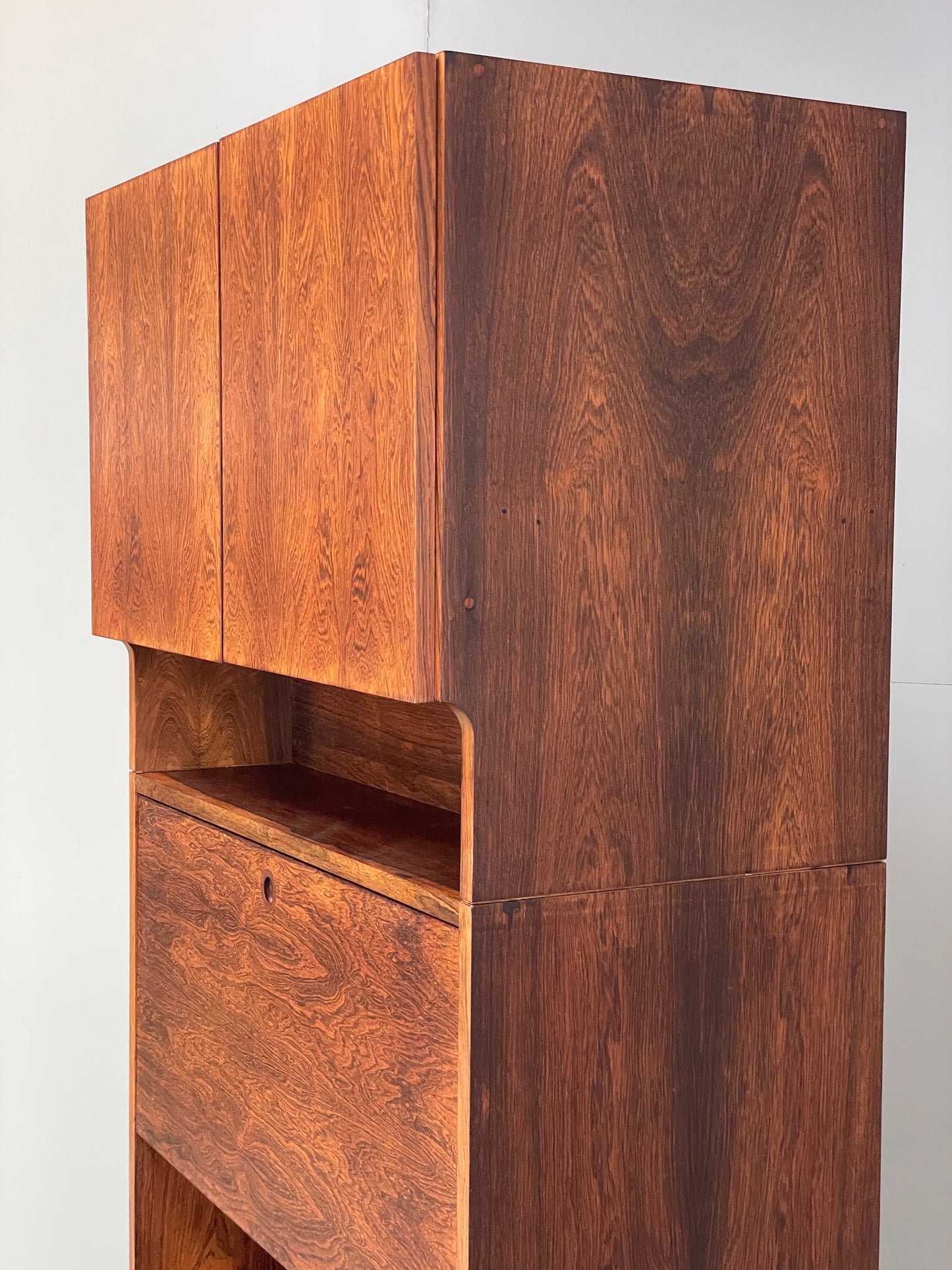 Vintage Wall Unit Archie Shine Sideboard Cabinet Mid Century Drawer EB12823