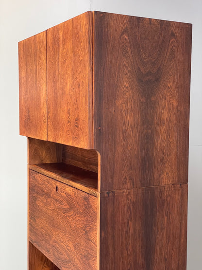 Vintage Wall Unit Archie Shine Sideboard Cabinet Mid Century Drawer EB12823