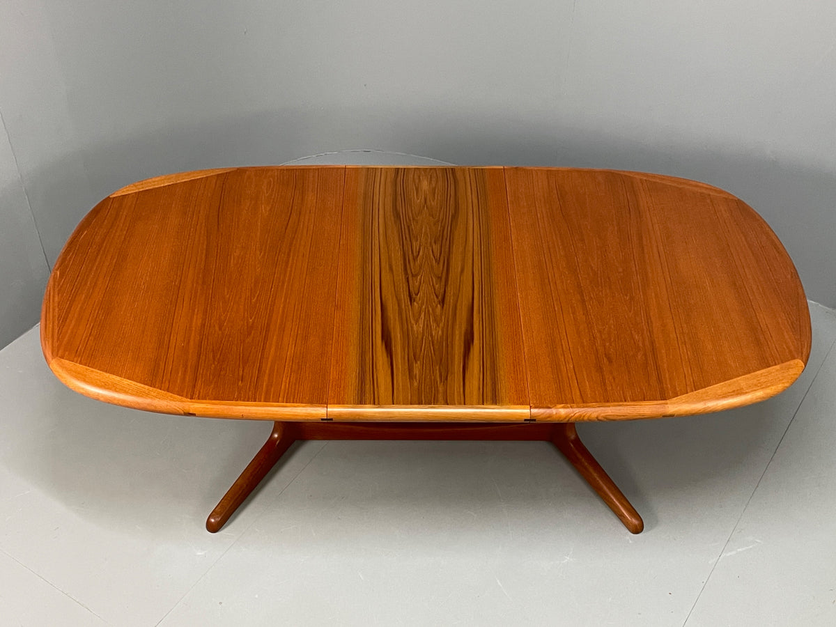 Vintage Teak Dining Table Extending Danish Retro 1970s Teak EB13144