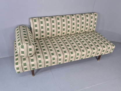 Vintage Danish Day Bed in Lost and Found New Upholstery 1950s Original EB12542