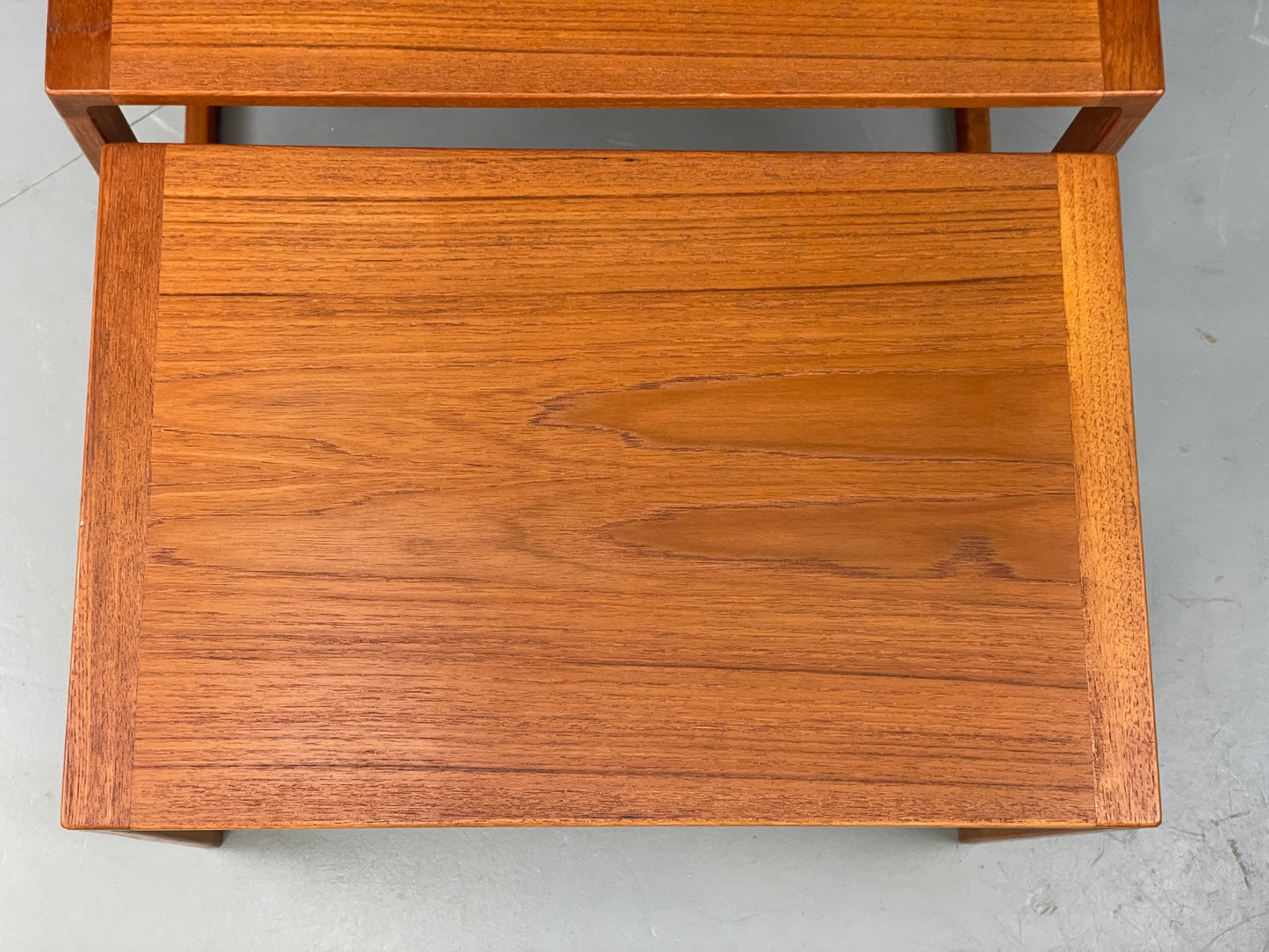 Vintage Kai Kristiansen Nesting Tables Teak Retro Danish 1960s EB11977