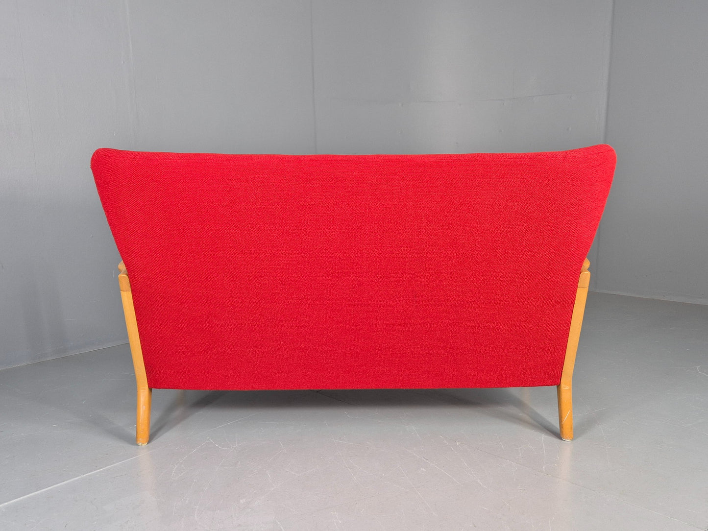 Vintage Mid Century Two Seater Sofa Fritz Hansen 40s Soren Hansen Retro EB12116