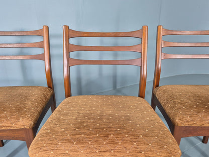 3 Vintage Jentique Dining Chairs 1970s Retro Teak Frames MCM Eb13053