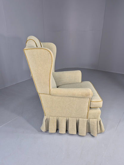 Vintage Danish Wing Back Armchair Cottage Style 1960s Retro Classic EB12672