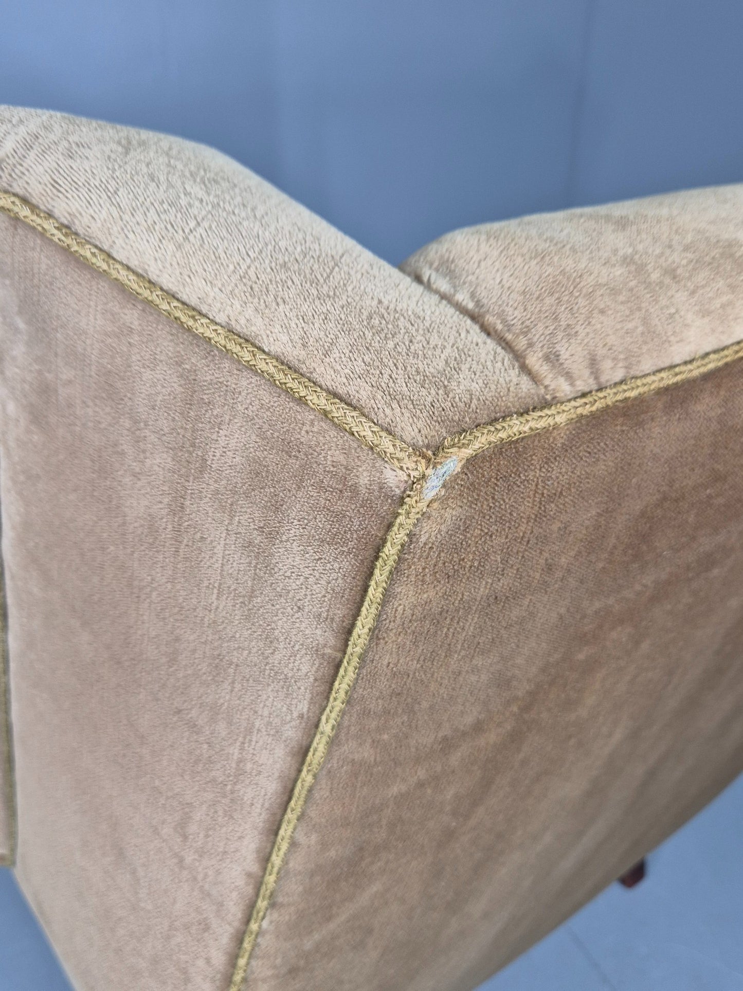 Vintage Mid Century Lounge Chair Danish Design 1960s Retro High Back EB12681