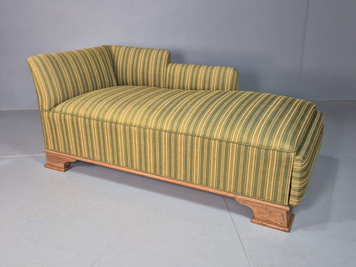 Vintage Danish `DayBed Chaise Lounge Green Art Deco 1920s EB8079 VCHA