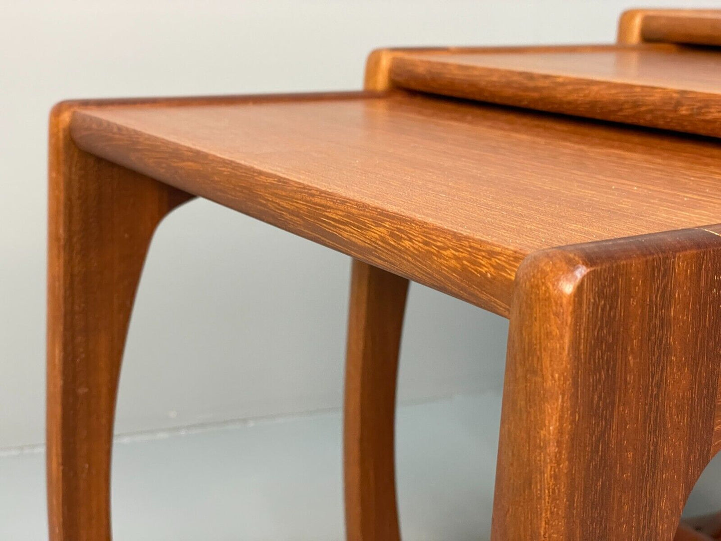 Vintage Teak Nesting Tables Set Of Three Coffee Tables EB8669 MWOO