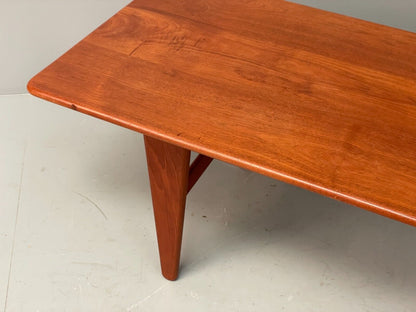 EB7555 1960s Vintage Danish Solid Teak Coffee Table  MWOO