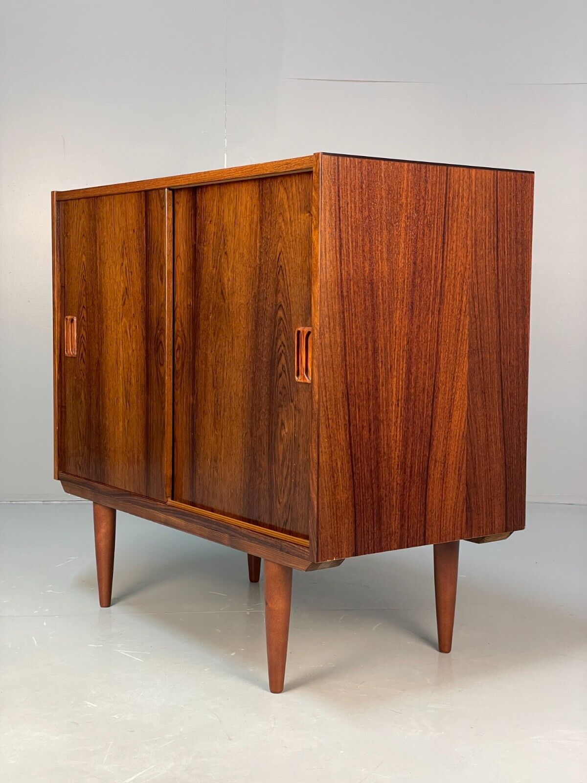 Midcentury Danish Storage Cabinet Sliding Door By Torben B Nielsen EB8730 MWOO