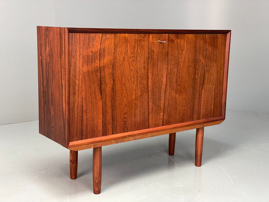 EB6840 Vintage Danish Rosewood Drop Door Cupboard Mid Century Retro 1970s MWOO