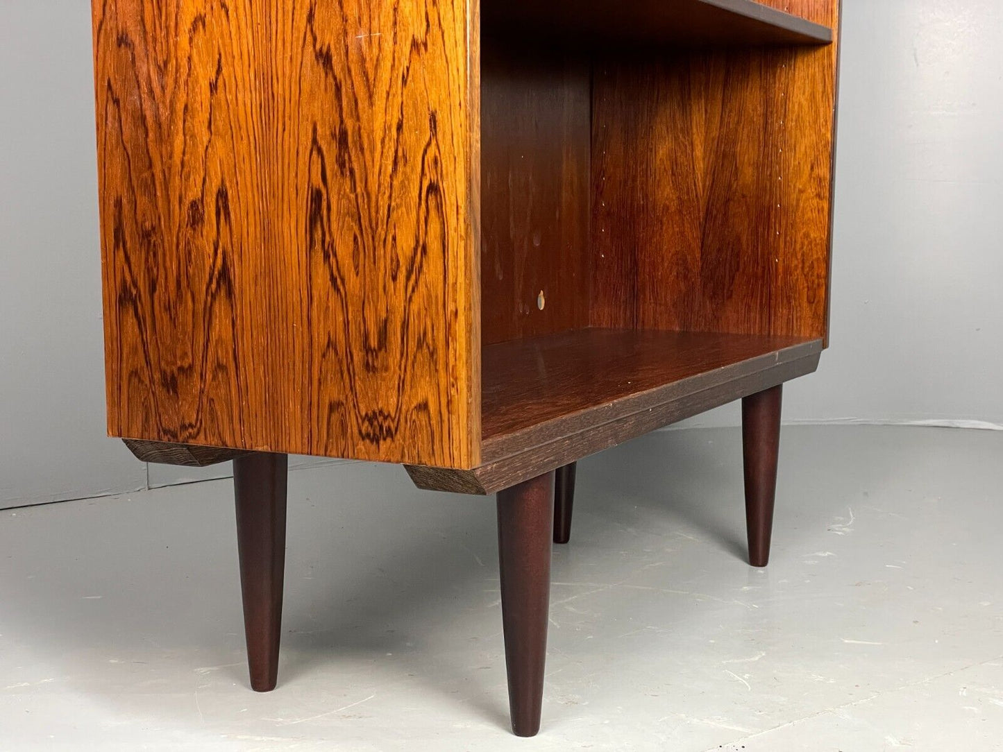 EB5952 Vintage Danish Bookcase Rosewood and Mahogany Retro 1970s MWOO