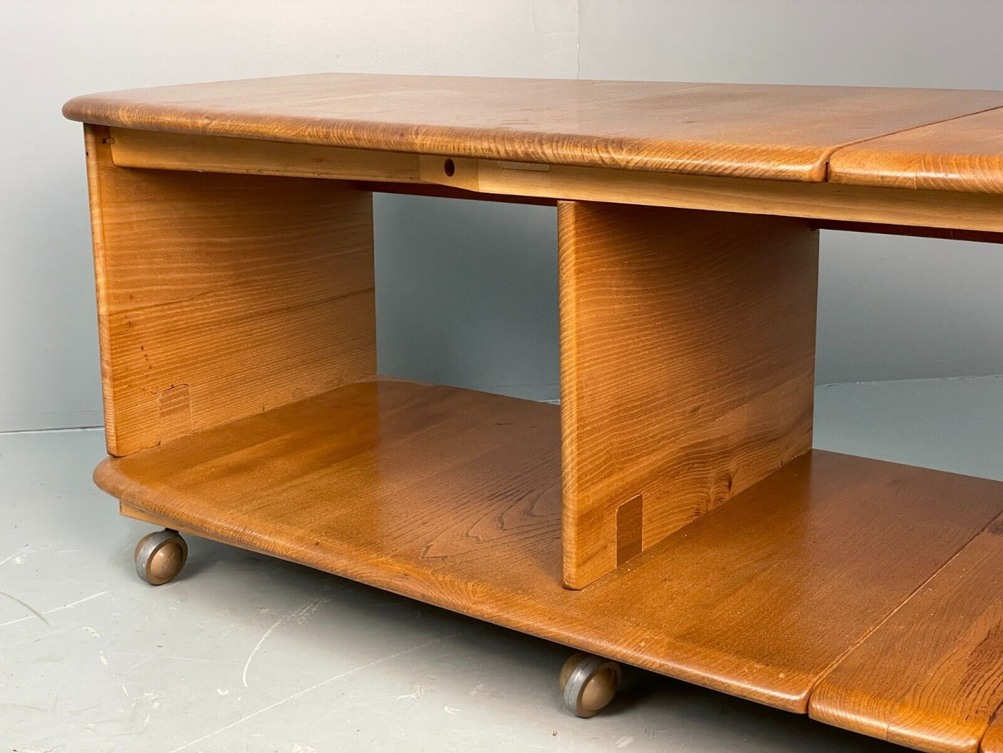 Homemade Elm Media Unit From Ercol Tables EB7562 MWOO