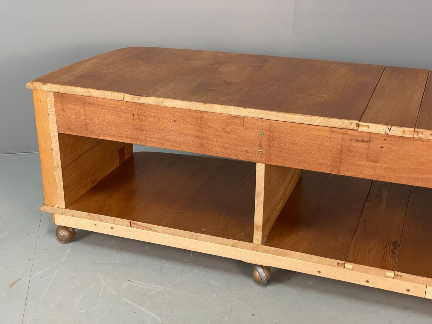 Homemade Elm Media Unit From Ercol Tables EB7562 MWOO