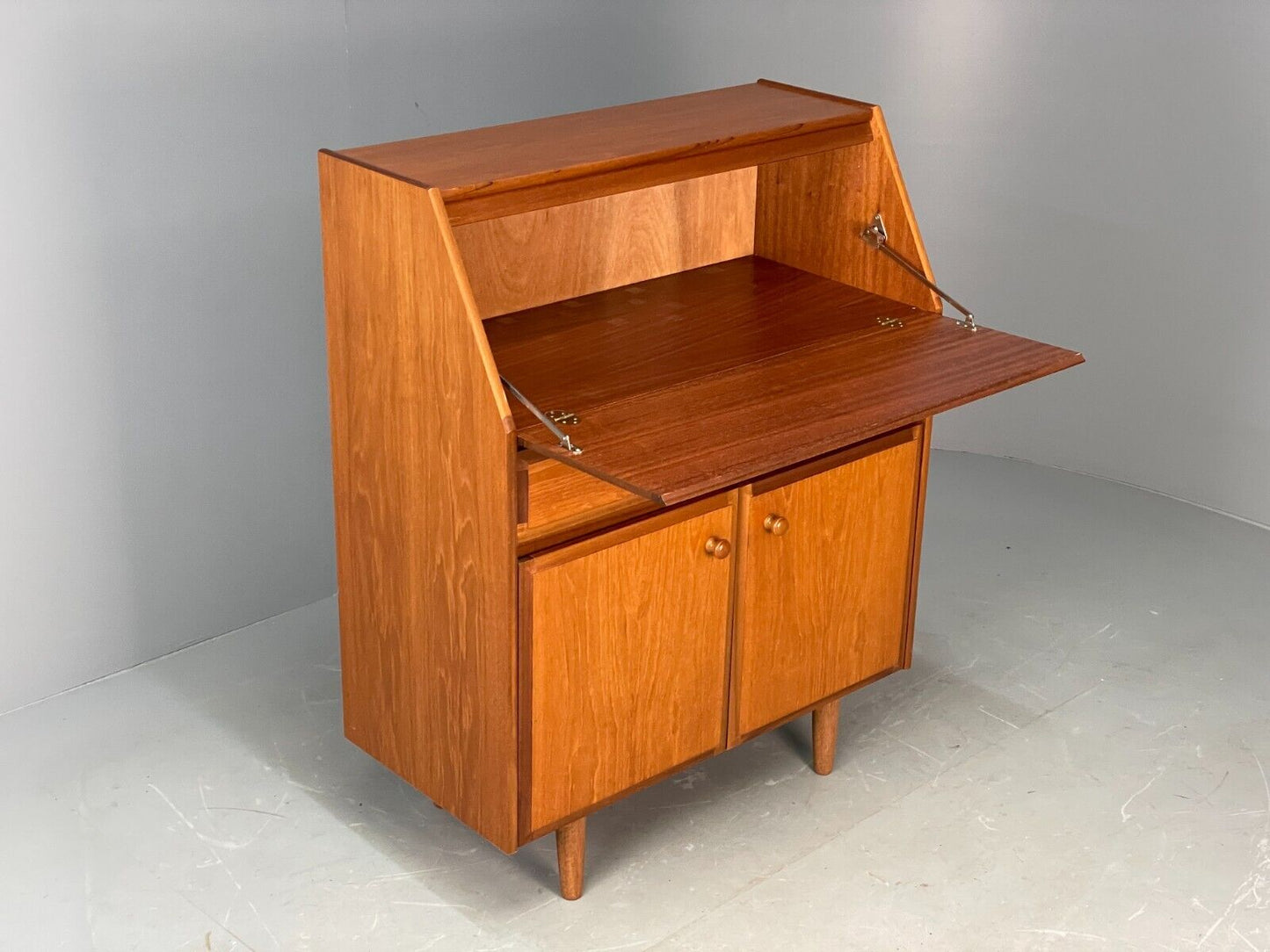 Vintage British Teak Bureau By Sutcliffe Furniture 1980s Retro EB7830 MWOO