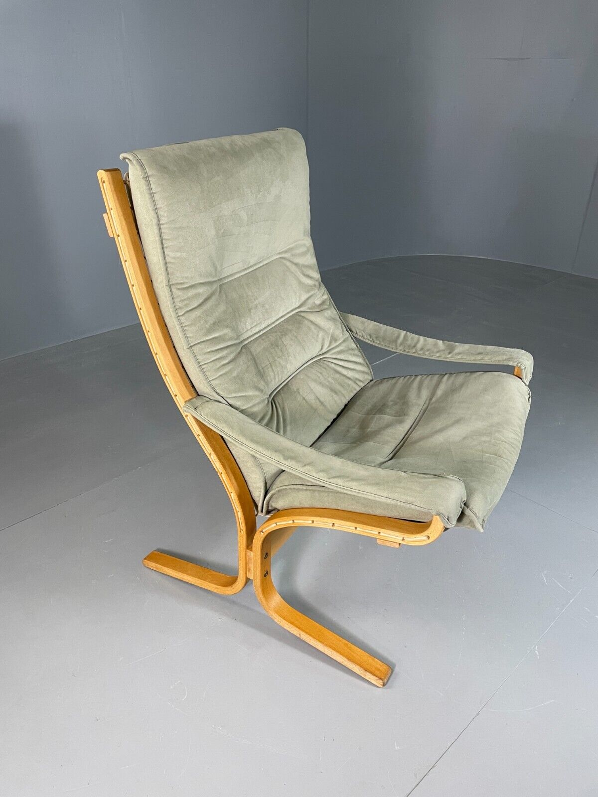 EB6610 Vintage Danish Lounge chair Vegan Suede Siesta Relling MCM Retro MBEN