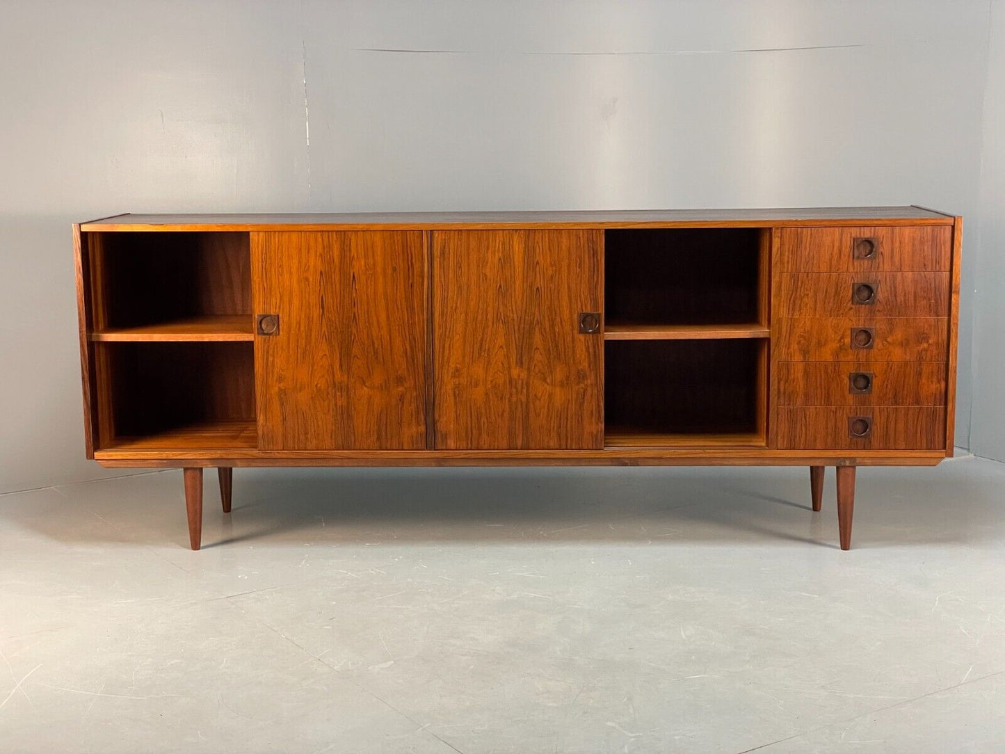 Midcentury Vintage Danish Sideboard Large Retro Design EB8723 MWOO