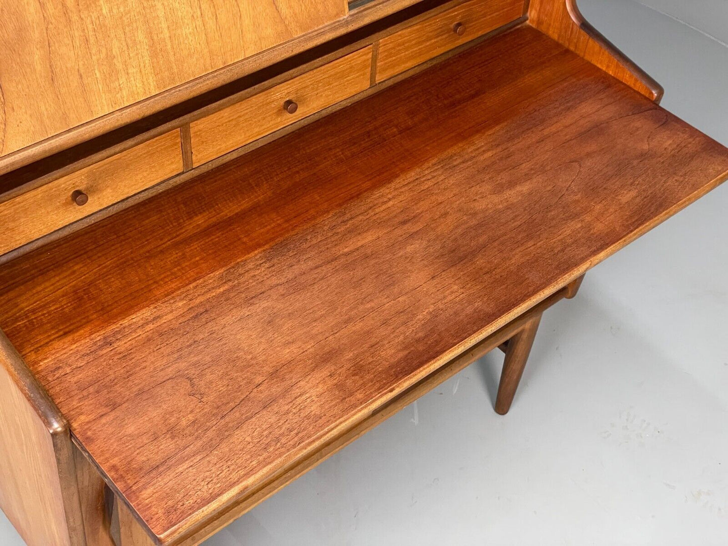 EB6901 Vintage Danish Teak Bureau Secretary 1960s Retro Mid Century Design MWOO