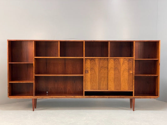 Midcentury Danish Wall Unit Large Vintage Shelving Cabinet  EB8715 MWOO