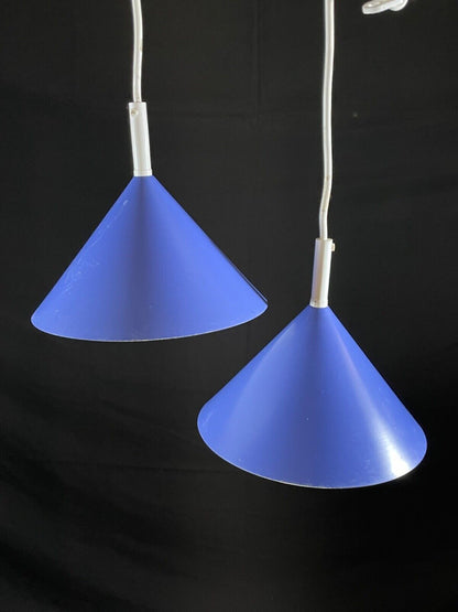 EB5104 Danish Pair Design A/S Model: Costa Blue Pendent Lights, Retro,  LCLC