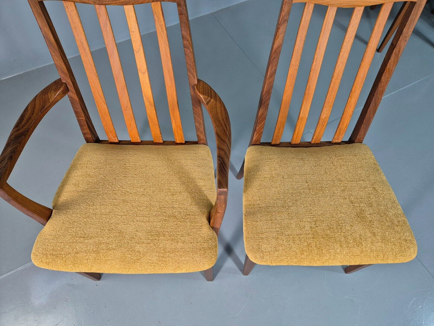 EB7338 6 Dining Chairs G Plan Fresco Teak Framed 1970s Retro MCM MDIN