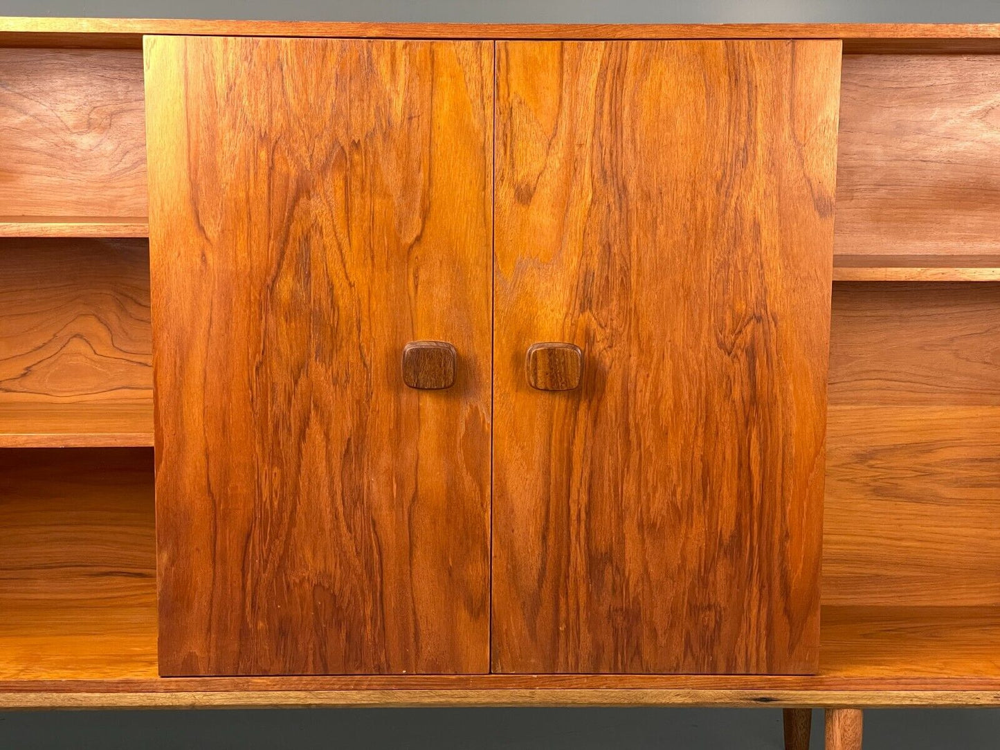 Vintage Teak Long Custom Wall Unit Retro 1970s Hall Runner EB7947 MWOO