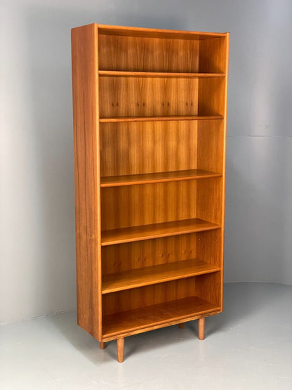 Vintage Danish Teak Tall Shelving Unit Retro 1980s EB7963 MWOO