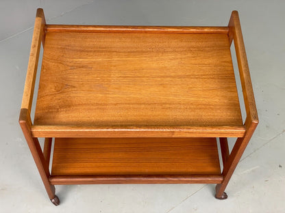 EB7534 Vintage Danish Teak Dinner Trolley By BRDR Furbo Retro 1970s MWOO