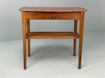 EB6880 Vintage Danish Walnut Bedside Unit Side Table 1950s Retro MWOO