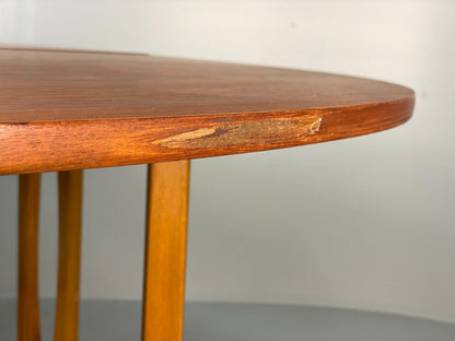 EB6848 Vintage Drop Leaf table in Teak and Beech by Bendt Winge Retro  MWOO