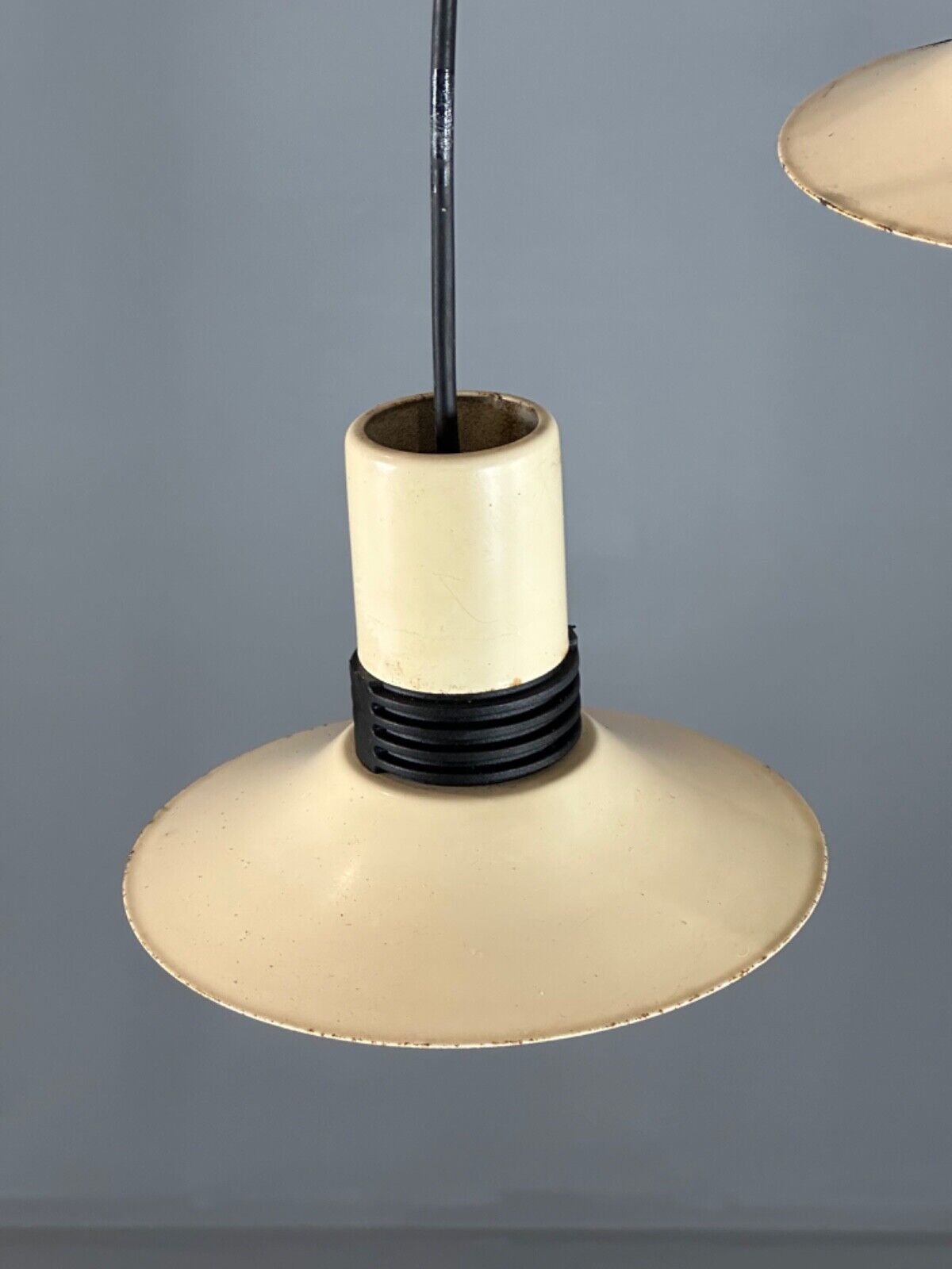 EB4643 Pair of Danish Mid Century Retro Industrial Pendent Lights  LCLW