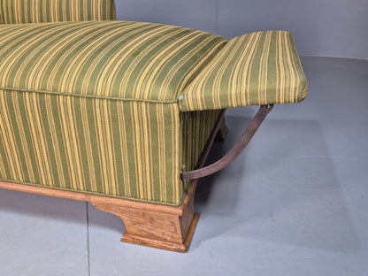 Vintage Danish `DayBed Chaise Lounge Green Art Deco 1920s EB8079 VCHA