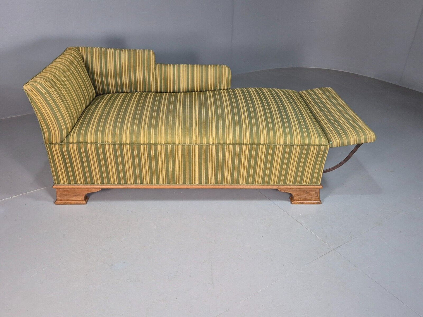 Vintage Danish `DayBed Chaise Lounge Green Art Deco 1920s EB8079 VCHA