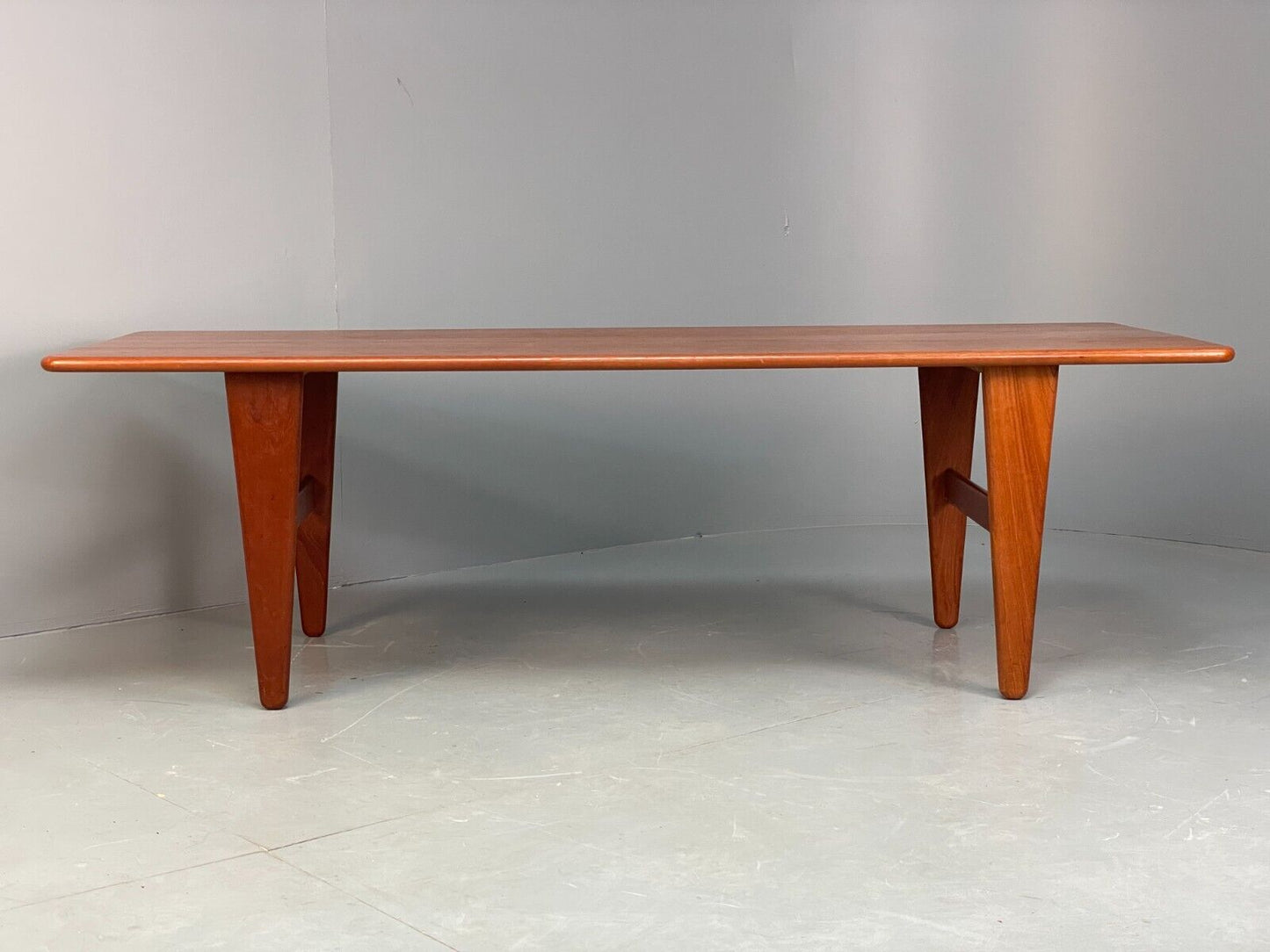 EB7555 1960s Vintage Danish Solid Teak Coffee Table  MWOO