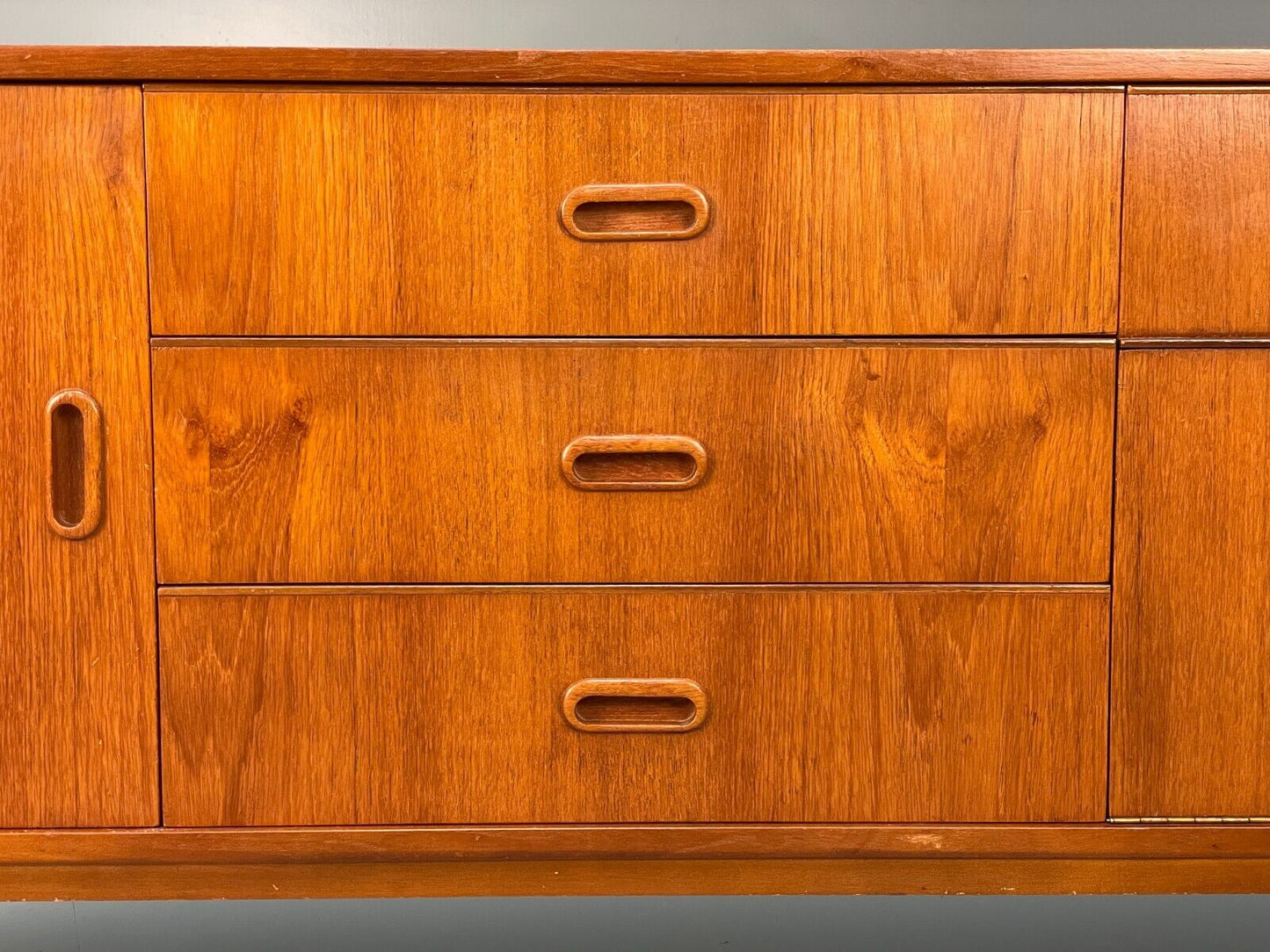 Vintage Large Teak Sideboard 1970s Mid Century EB7946 MWOO