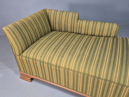 Vintage Danish `DayBed Chaise Lounge Green Art Deco 1920s EB8079 VCHA