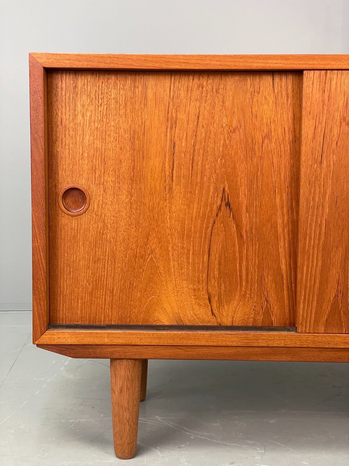 Vintage Danish Small Teak Cupboard Turned Legs Retro 1970s EB7838 MWOO