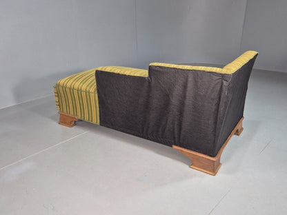 Vintage Danish `DayBed Chaise Lounge Green Art Deco 1920s EB8079 VCHA