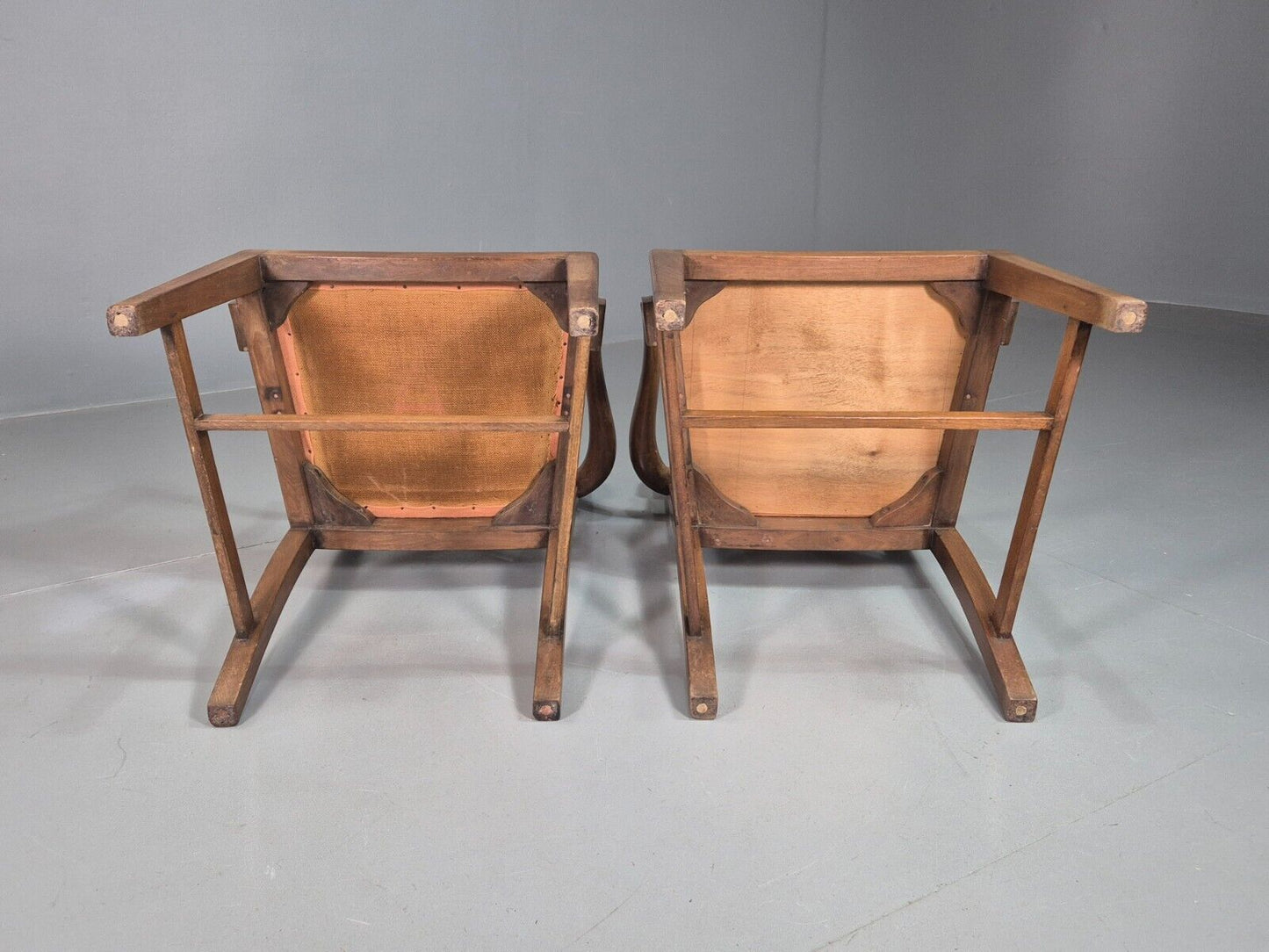 2 Vintage Desk Chairs Beech Frame Early Twentieth Century EB7823 VDIN