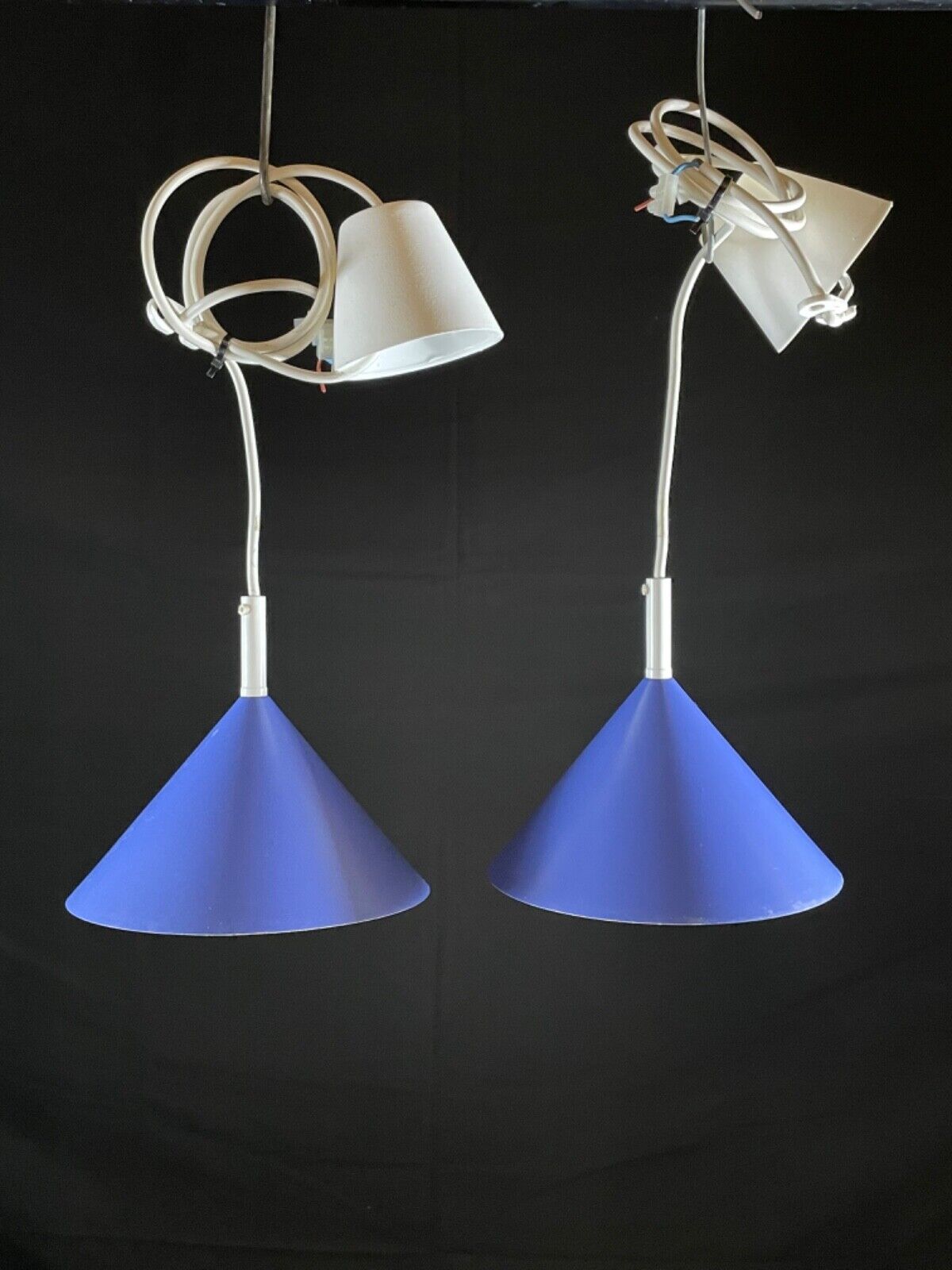 EB5104 Danish Pair Design A/S Model: Costa Blue Pendent Lights, Retro,  LCLC