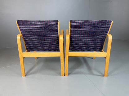 EB4878  Two Farstrup Bentwood Chairs, Aalto Style,  Retro, Vintage MCM MBEN