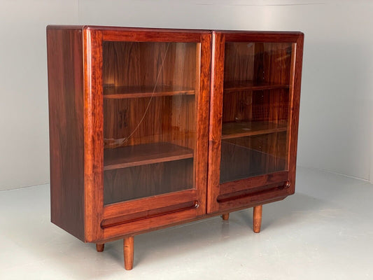 EB6853 Vintage Danish Rosewood Display Cabinet Shelving 1980s Retro MWOO