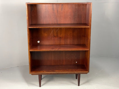 EB5952 Vintage Danish Bookcase Rosewood and Mahogany Retro 1970s MWOO