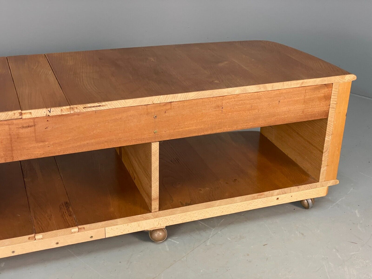 Homemade Elm Media Unit From Ercol Tables EB7562 MWOO