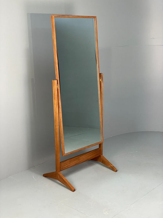 EB7528 Vintage 1970s Teak Cheval Mirror  MWOO