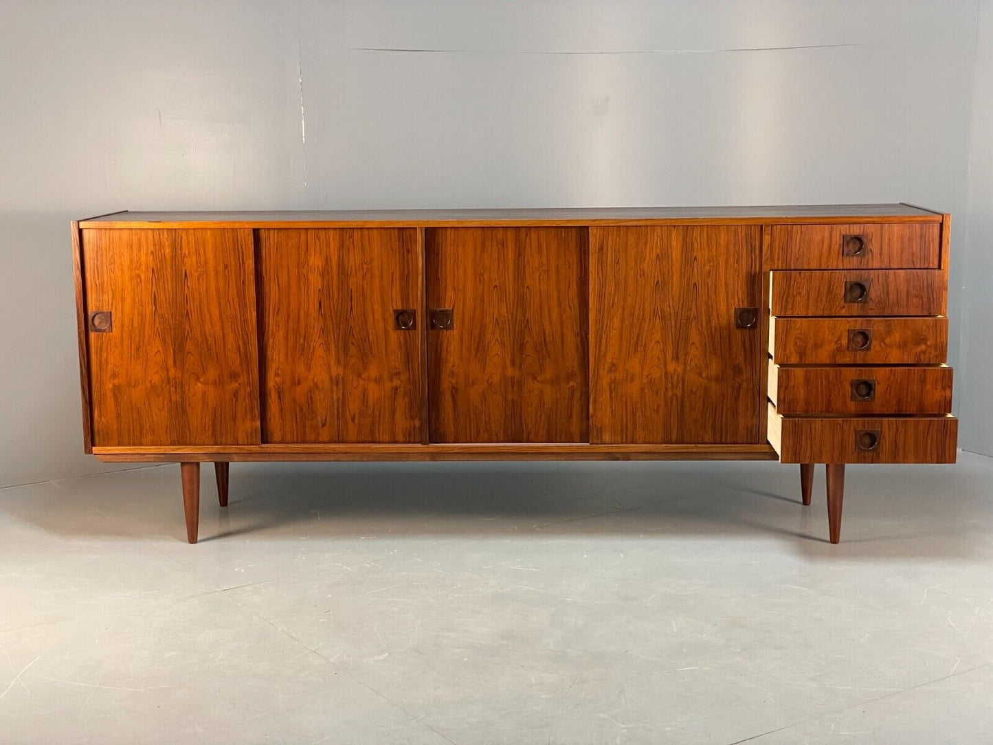 Midcentury Vintage Danish Sideboard Large Retro Design EB8723 MWOO