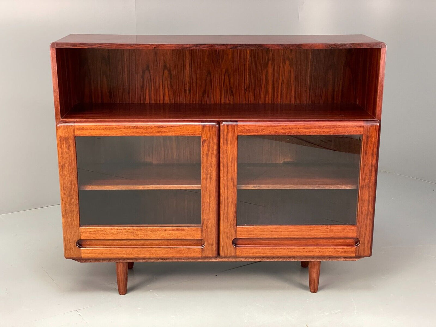 EB6845 Vintage Danish Rosewood Display Cabinet Retro 1980s MWOO