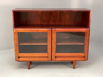 EB6845 Vintage Danish Rosewood Display Cabinet Retro 1980s MWOO