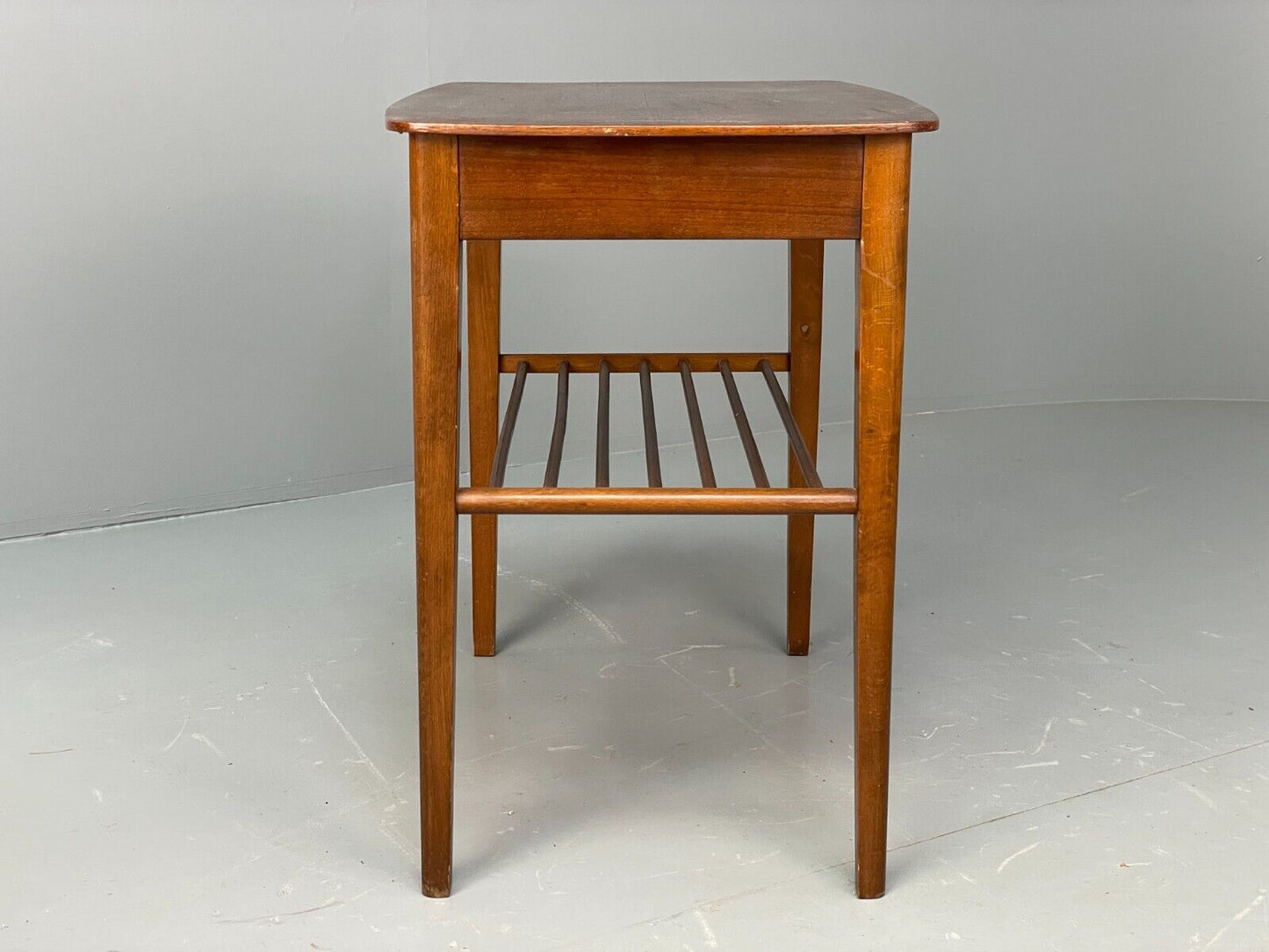 EB6880 Vintage Danish Walnut Bedside Unit Side Table 1950s Retro MWOO